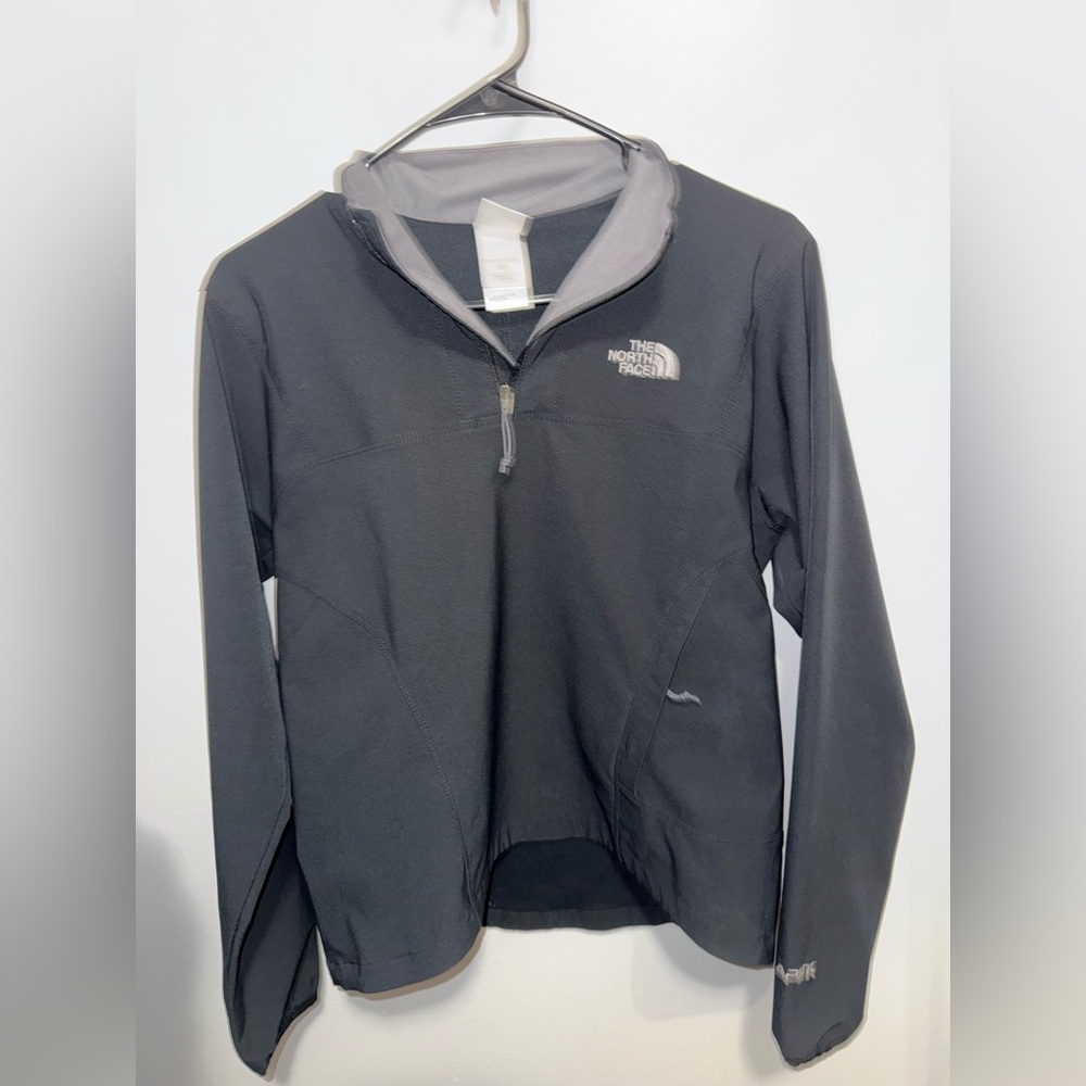 The North Face Black and Gray Fleece Jacket